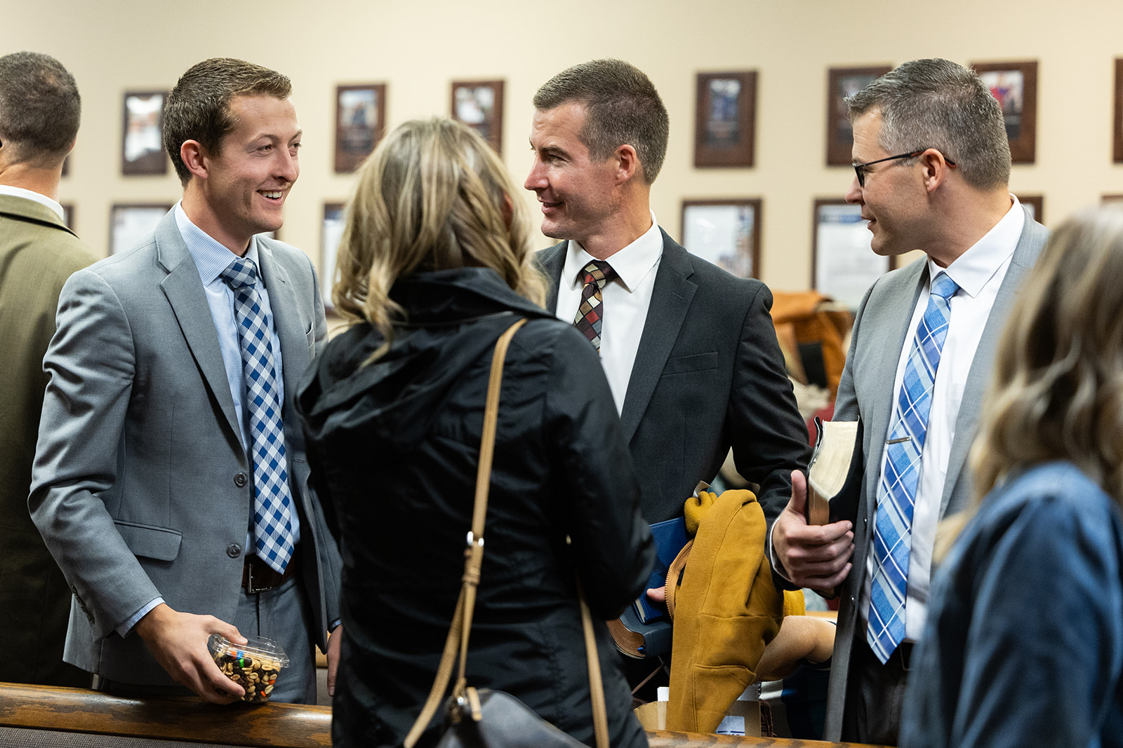 Fellowship and conversation at the conference